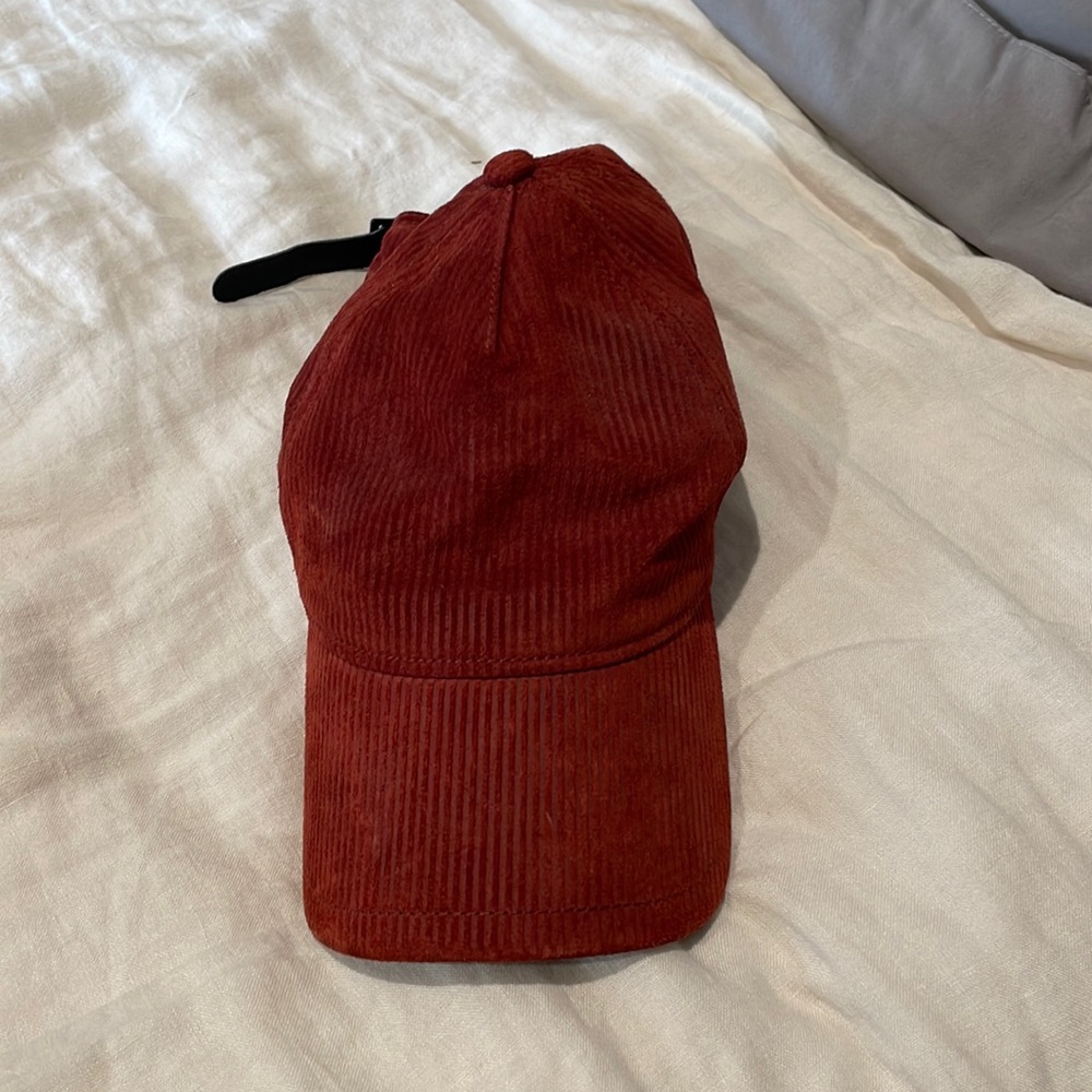 Super soft corduroy suede rag & bone baseball cap